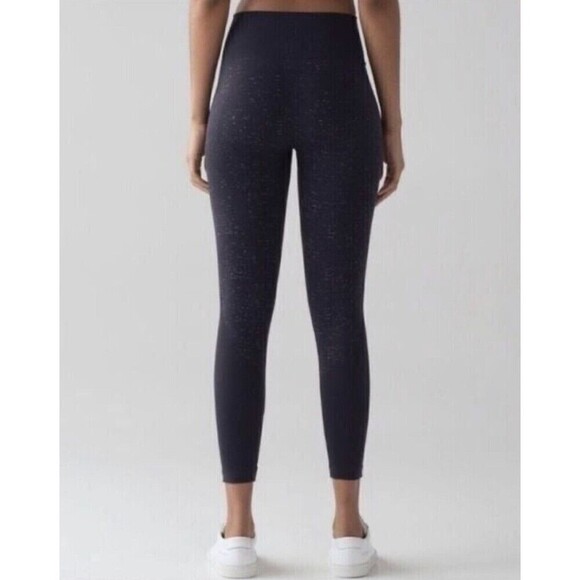 Lululemon Free to Flow 7/8 Tight Leggings High Rise Blue Women’s size 2 - Picture 1 of 15